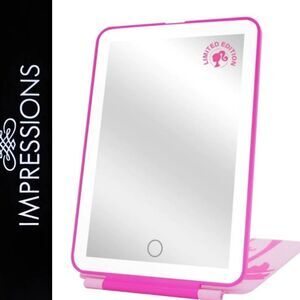 Impressions X Barbie Touch Pad Mini Tri-Tone Makeup Mirror